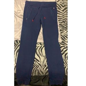 Tommy Hilfiger Navy Blue Track Pants. Says size xxs but fits like a small.
